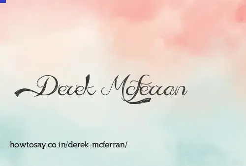 Derek Mcferran