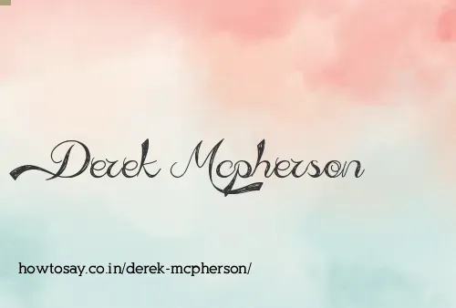 Derek Mcpherson