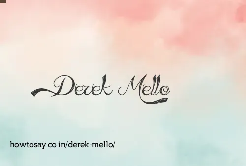Derek Mello