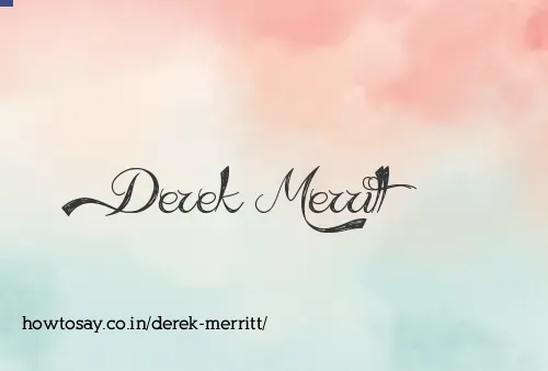 Derek Merritt