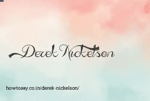 Derek Nickelson