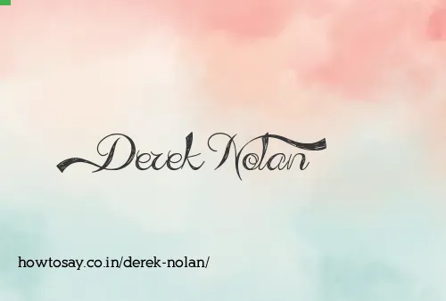 Derek Nolan
