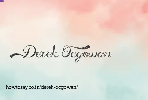 Derek Ocgowan
