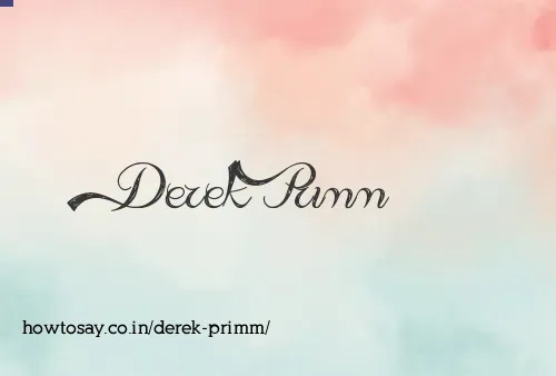 Derek Primm