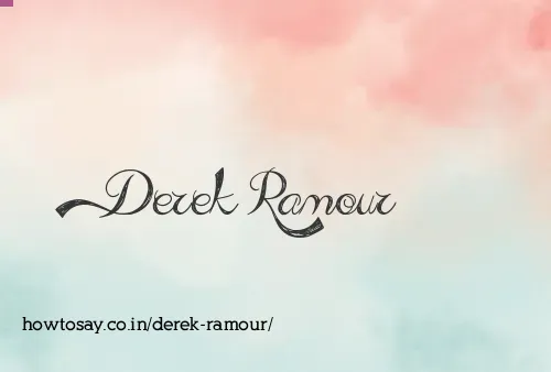 Derek Ramour