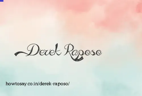 Derek Raposo