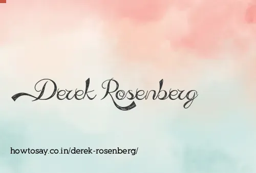 Derek Rosenberg