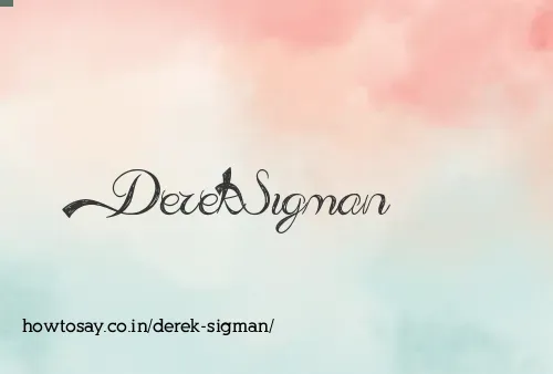 Derek Sigman