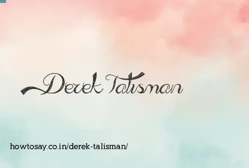 Derek Talisman