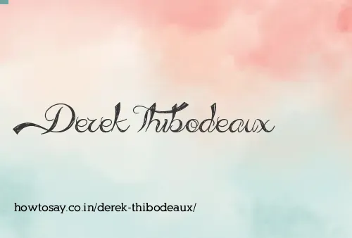 Derek Thibodeaux