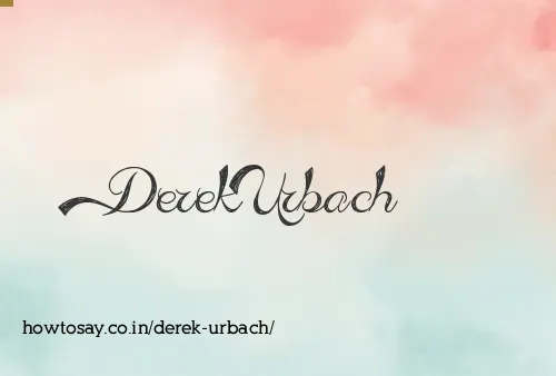 Derek Urbach