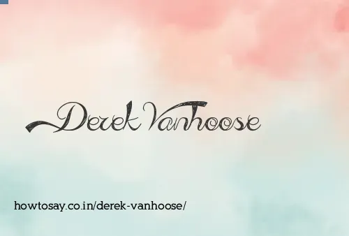 Derek Vanhoose