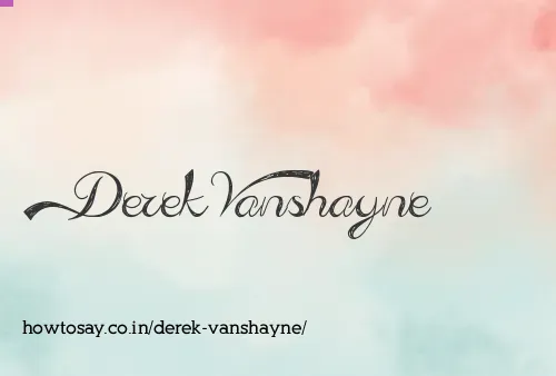 Derek Vanshayne