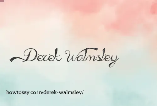 Derek Walmsley
