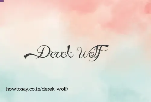Derek Wolf