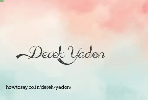 Derek Yadon