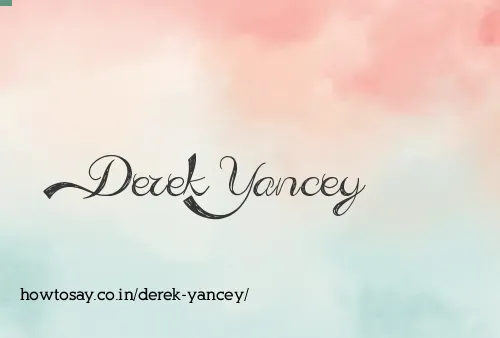 Derek Yancey