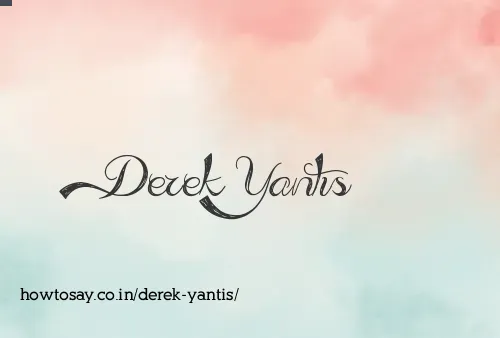 Derek Yantis