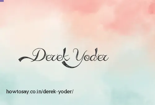 Derek Yoder