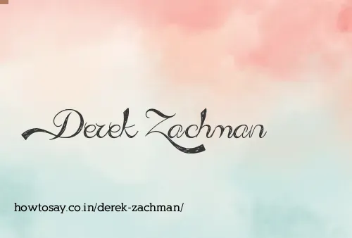 Derek Zachman