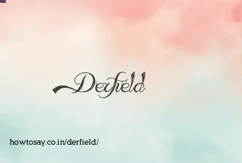Derfield