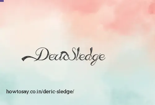 Deric Sledge