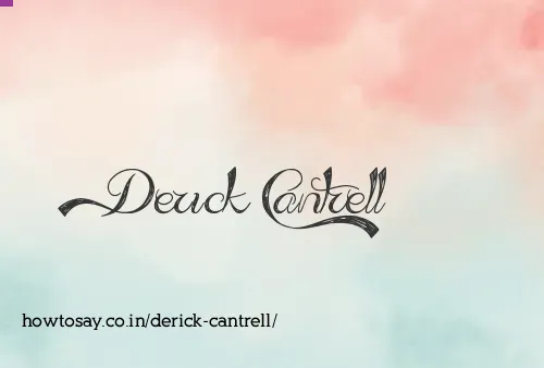 Derick Cantrell