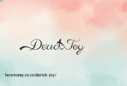 Derick Joy