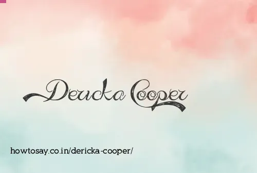 Dericka Cooper