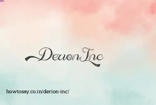 Derion Inc