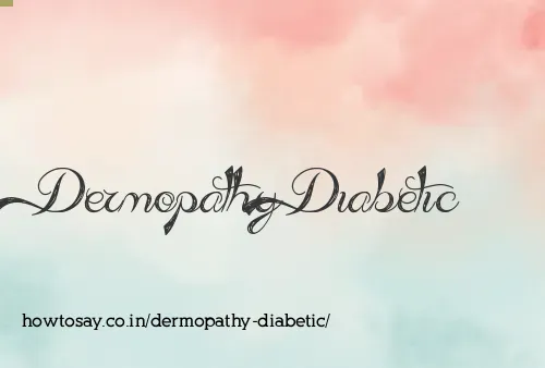 Dermopathy Diabetic