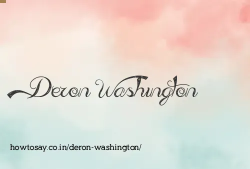 Deron Washington