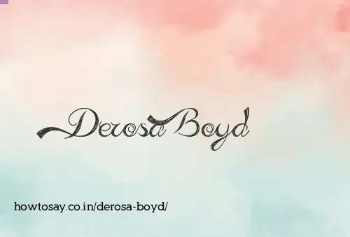 Derosa Boyd