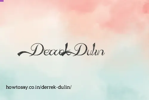 Derrek Dulin