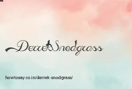 Derrek Snodgrass