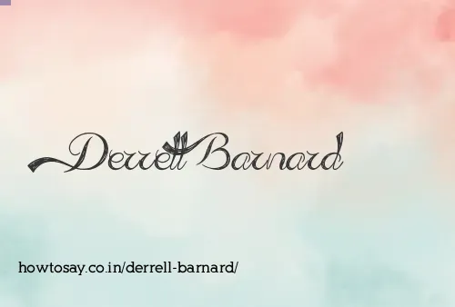 Derrell Barnard