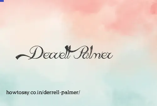 Derrell Palmer