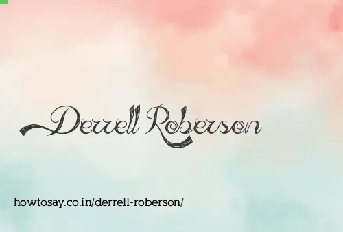 Derrell Roberson