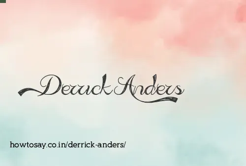 Derrick Anders