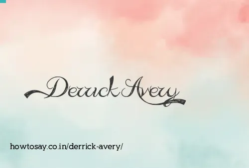 Derrick Avery