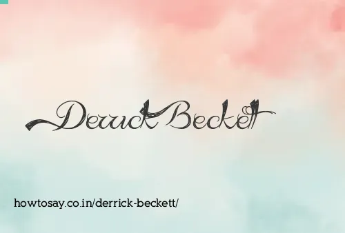 Derrick Beckett