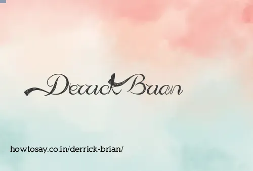 Derrick Brian