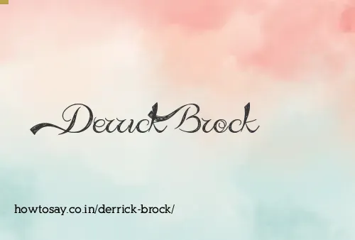 Derrick Brock