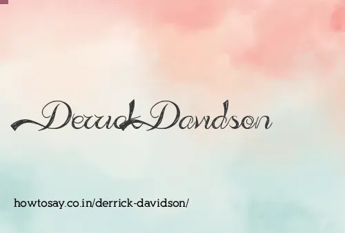 Derrick Davidson