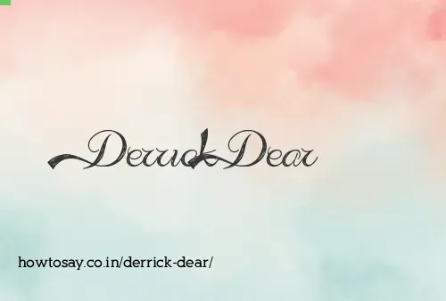 Derrick Dear