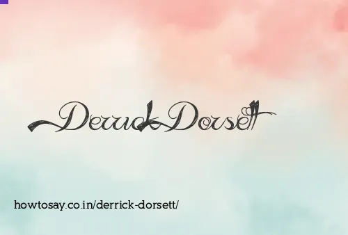 Derrick Dorsett