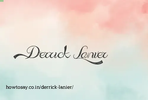 Derrick Lanier