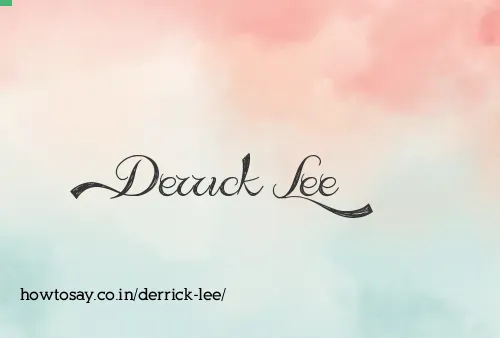 Derrick Lee