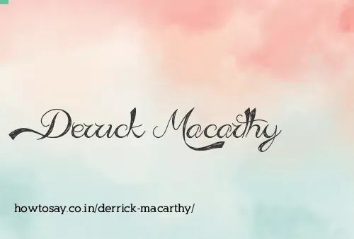 Derrick Macarthy