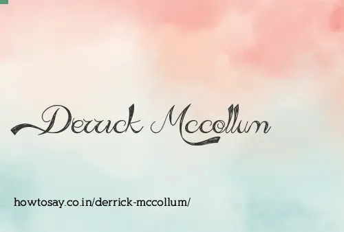 Derrick Mccollum